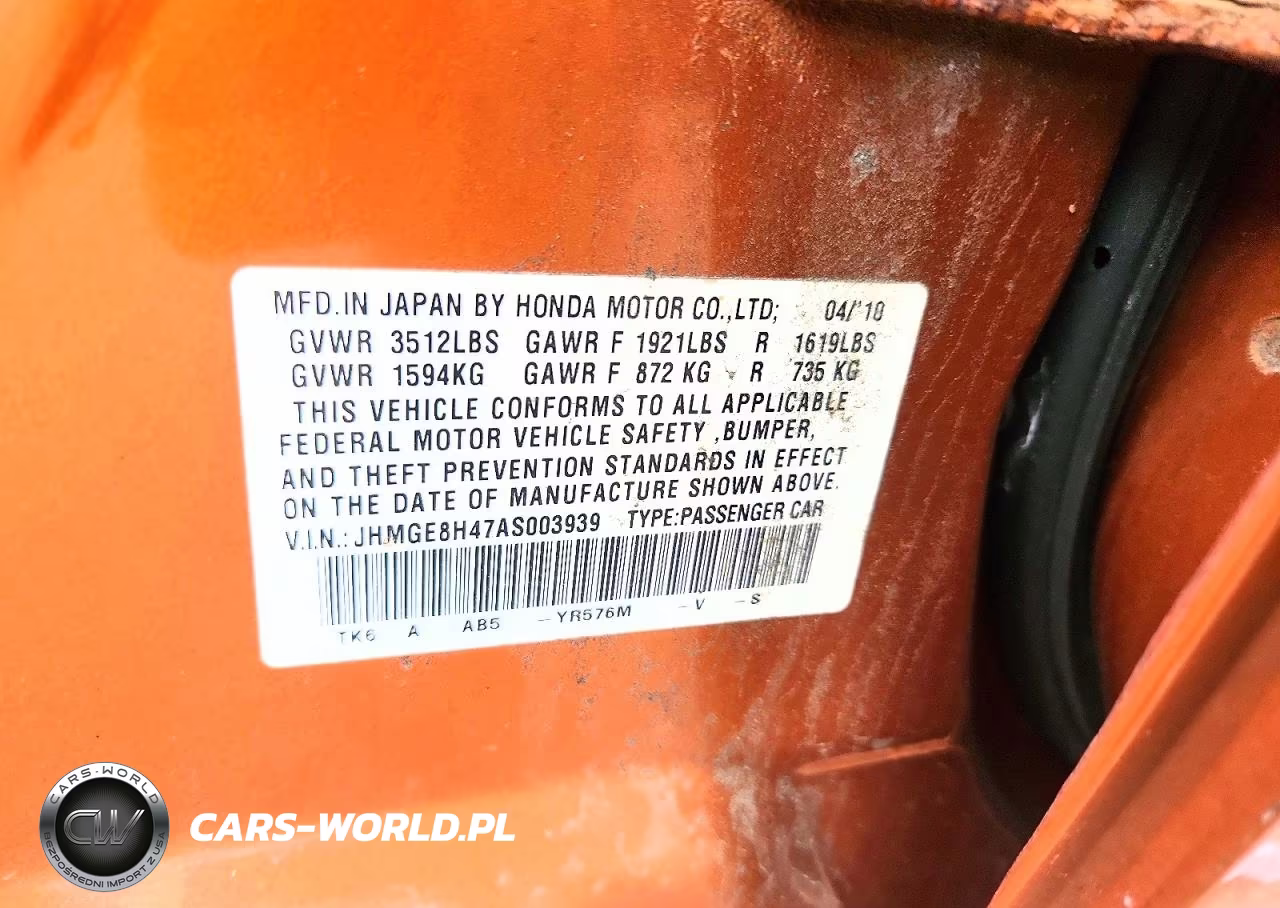 2010 Honda Fit Sport VIN:JHMGE8H47AS003939 - 12