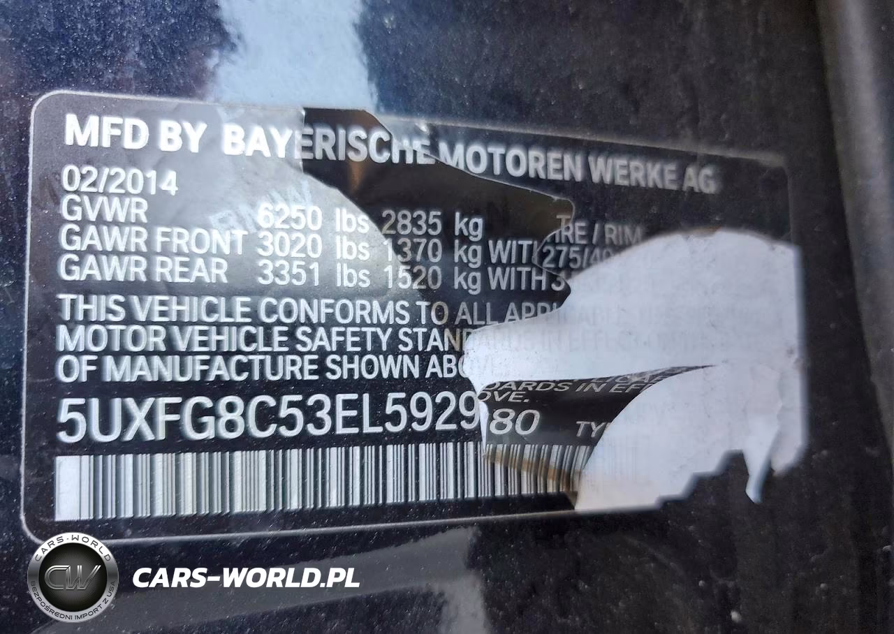 2014 BMW X6 xDrive50I VIN:5UXFG8C53EL592980 - 13