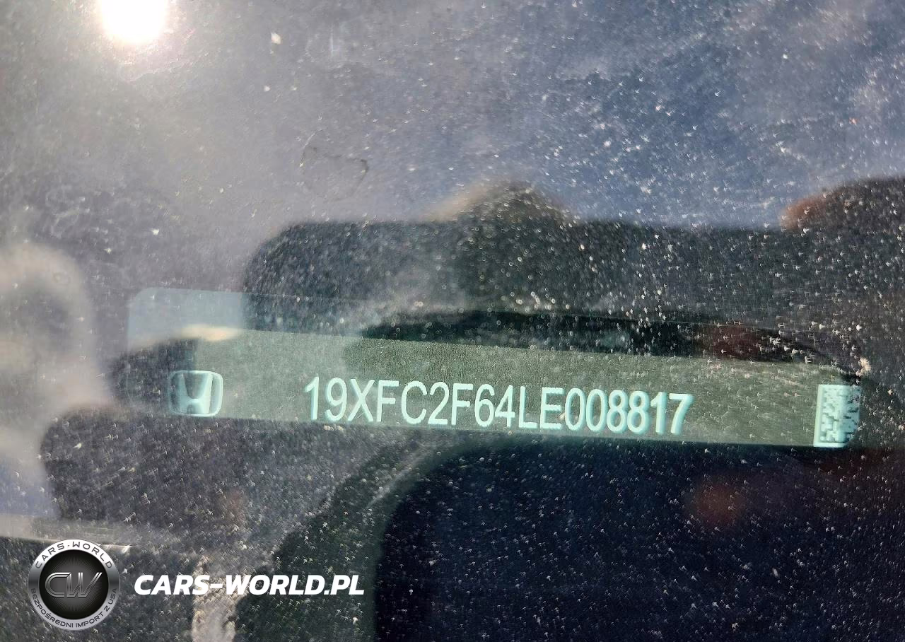 2020 Honda Civic Lx VIN:19XFC2F64LE008817 - 12