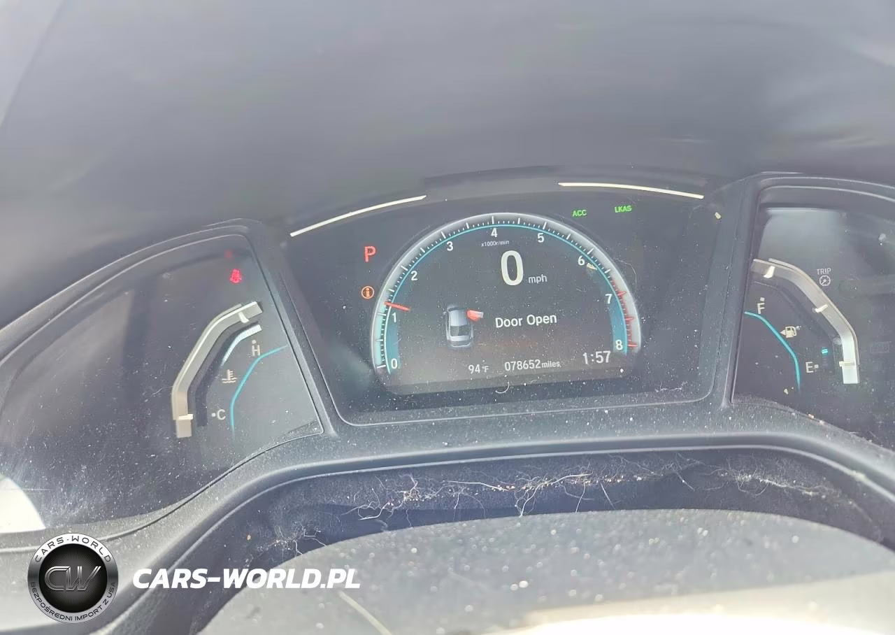 2020 Honda Civic Lx VIN:19XFC2F64LE008817 - 9