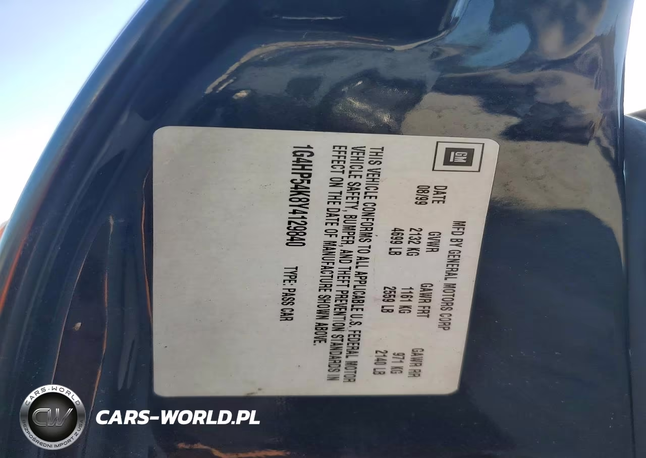 2000 Buick Lesabre Custom VIN:1G4HP54K8Y4129840 - 12