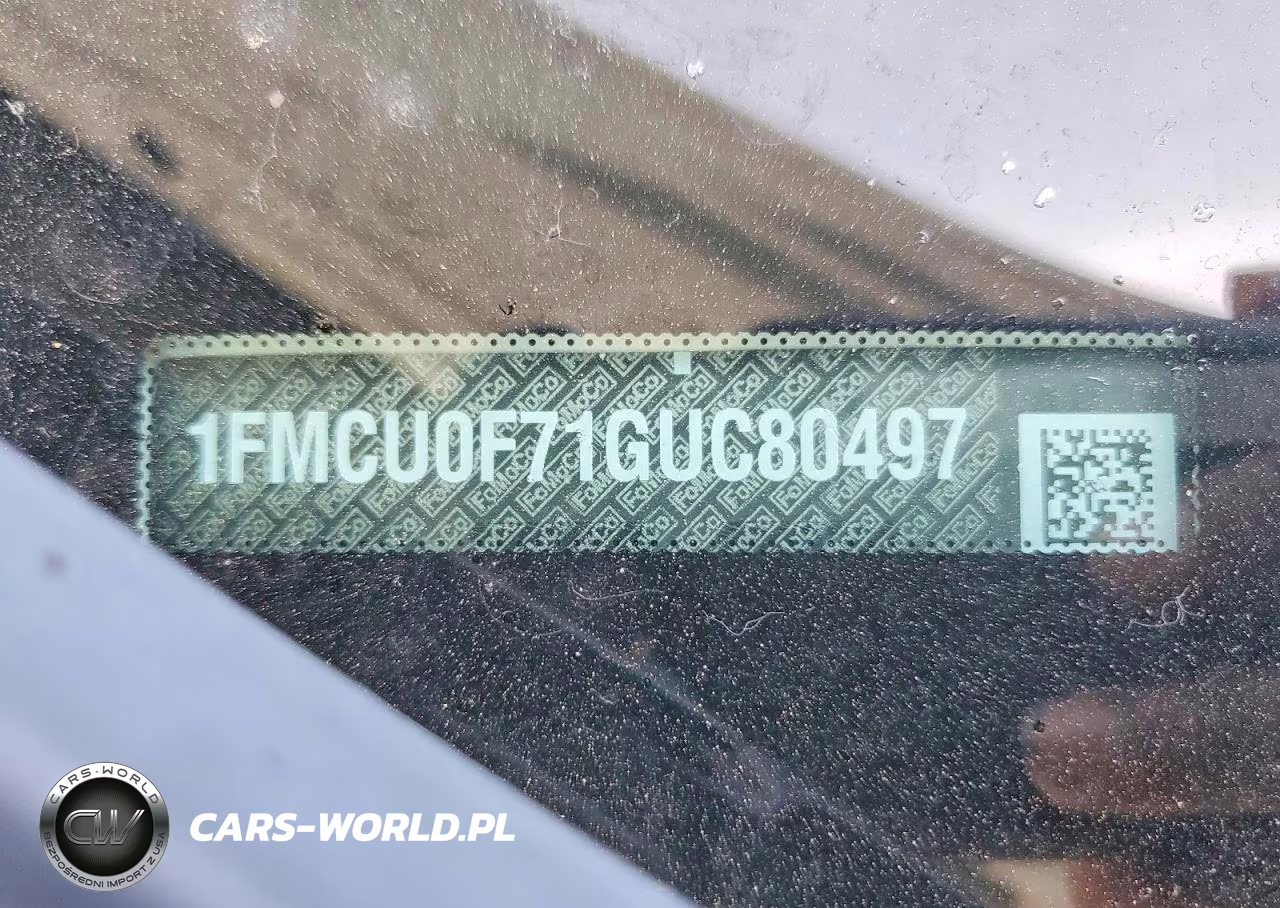 2016 Ford Escape S VIN:1FMCU0F71GUC80497 - 13
