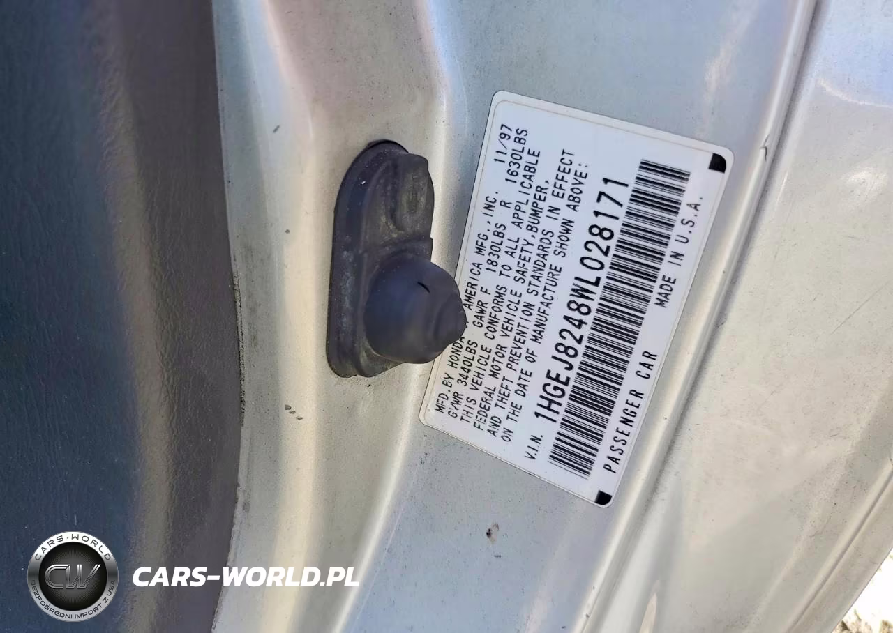 1998 Honda Civic Ex VIN:1HGEJ8248WL028171 - 12