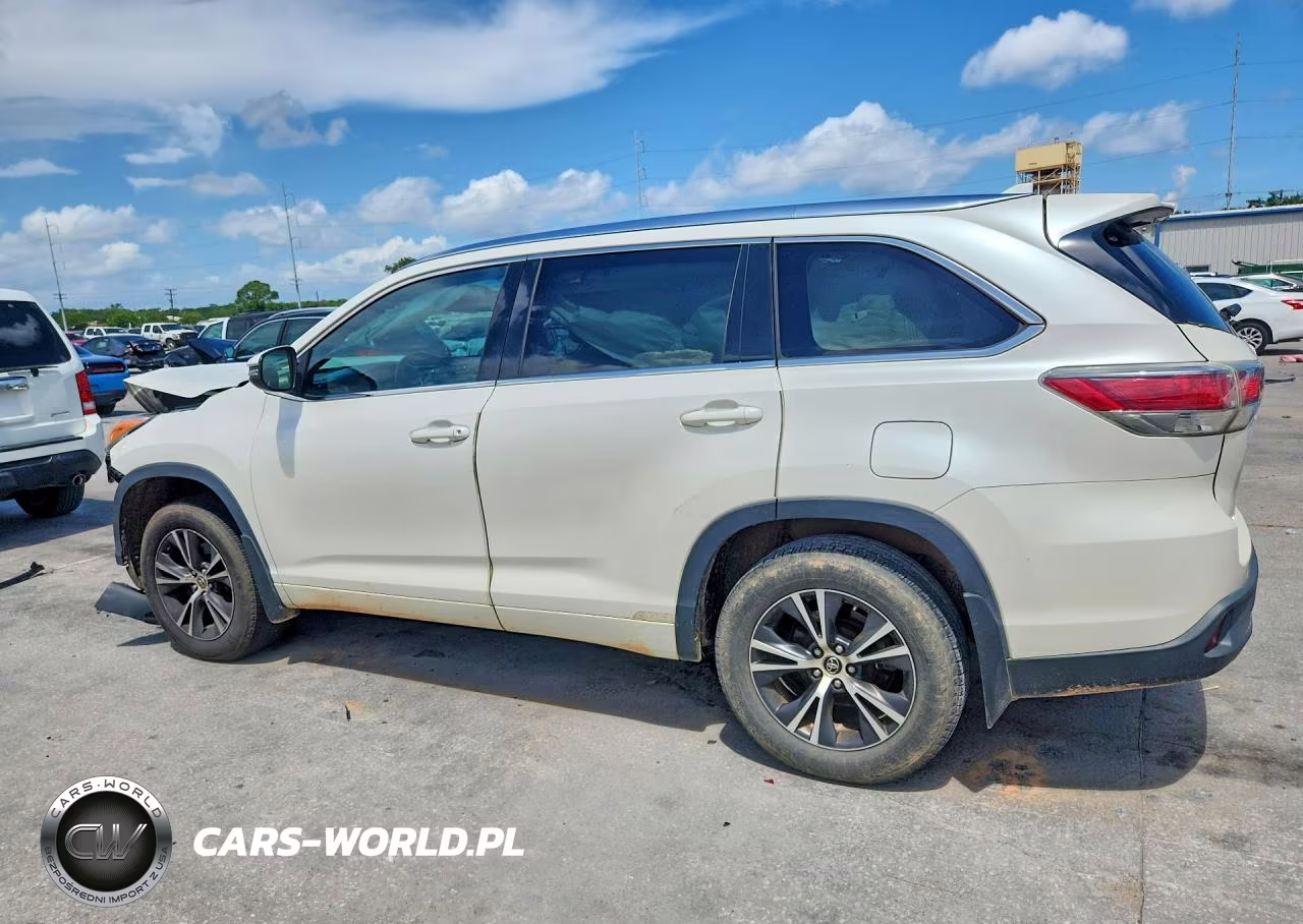 2016 Toyota Highlander Xle VIN:5TDKKRFH3GS145500 - 2