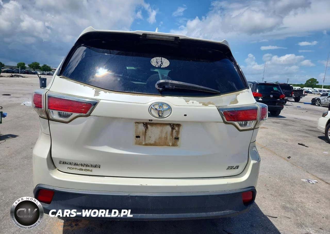 2016 Toyota Highlander Xle VIN:5TDKKRFH3GS145500 - 6