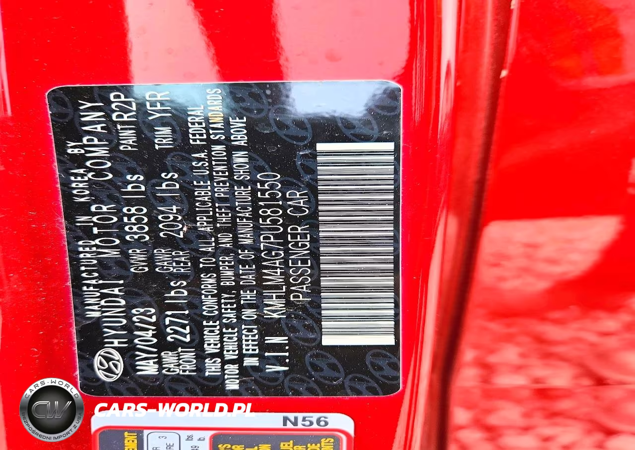 2023 Hyundai Elantra Sel VIN:KMHLM4AG7PU581550 - 12