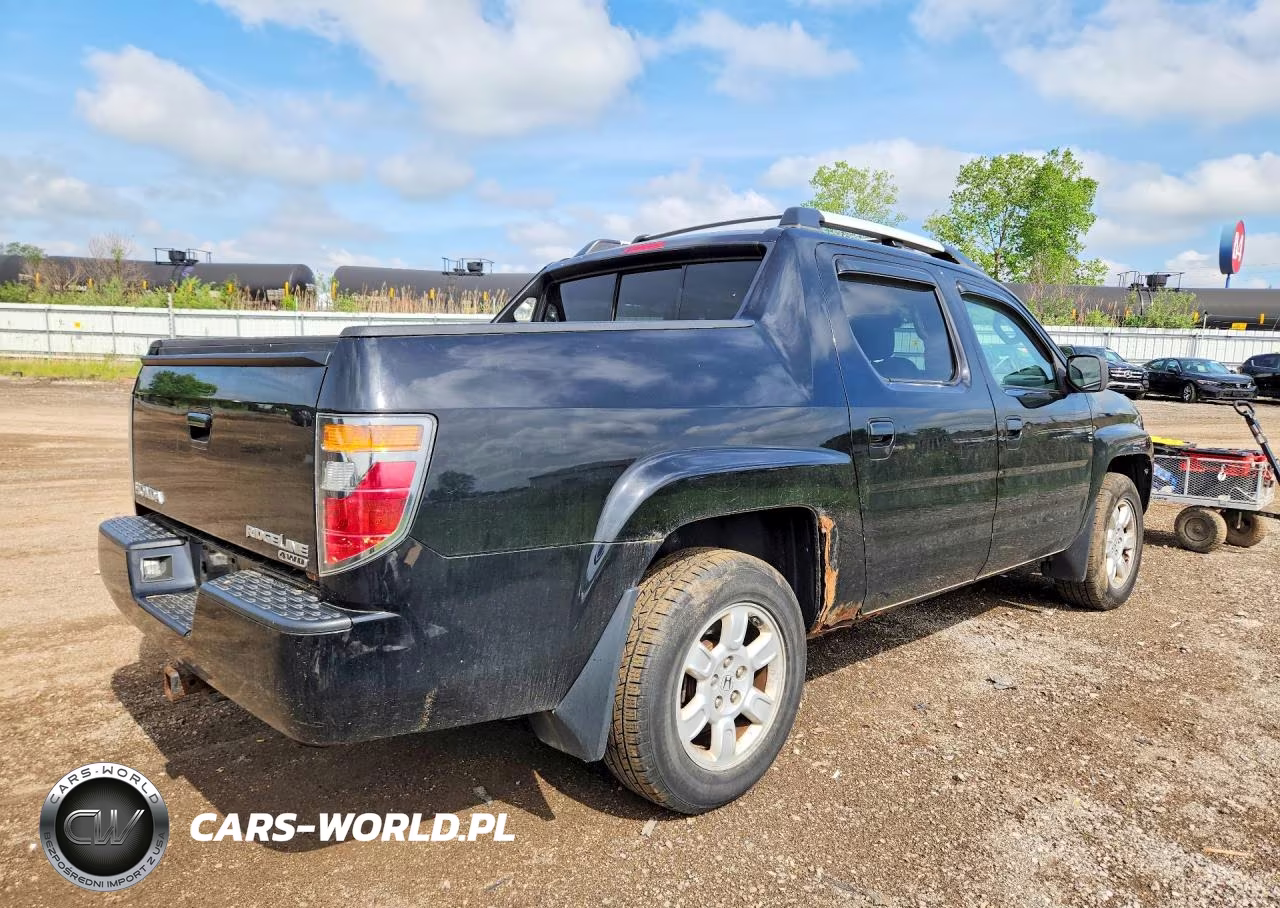 2007 Honda Ridgeline Rtl VIN:2HJYK165X7H534890 - 3