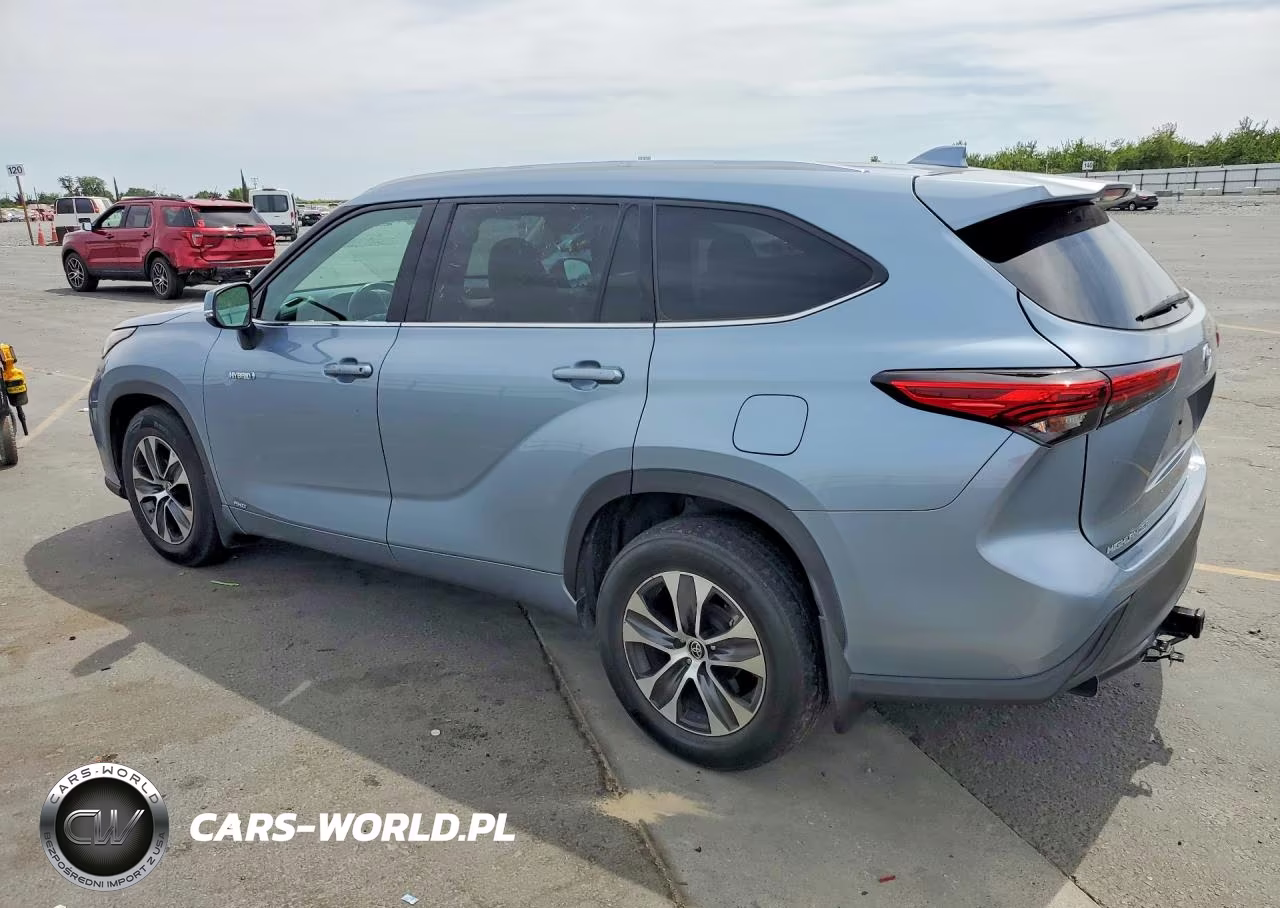2021 Toyota Highlander Hybrid Xle VIN:5TDHBRCH1MS020747 - 2