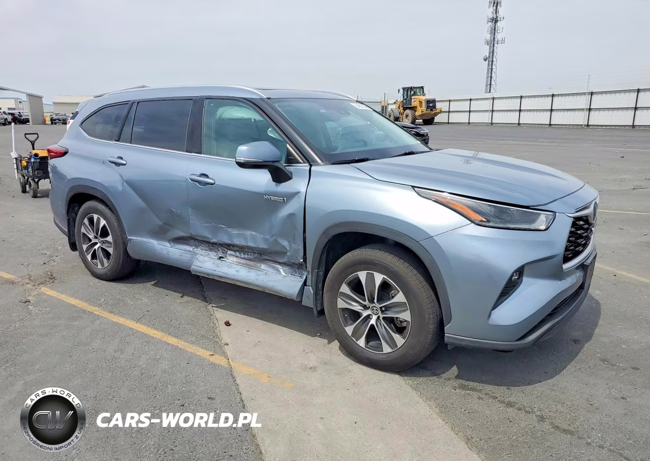2021 Toyota Highlander Hybrid Xle VIN:5TDHBRCH1MS020747 - 4