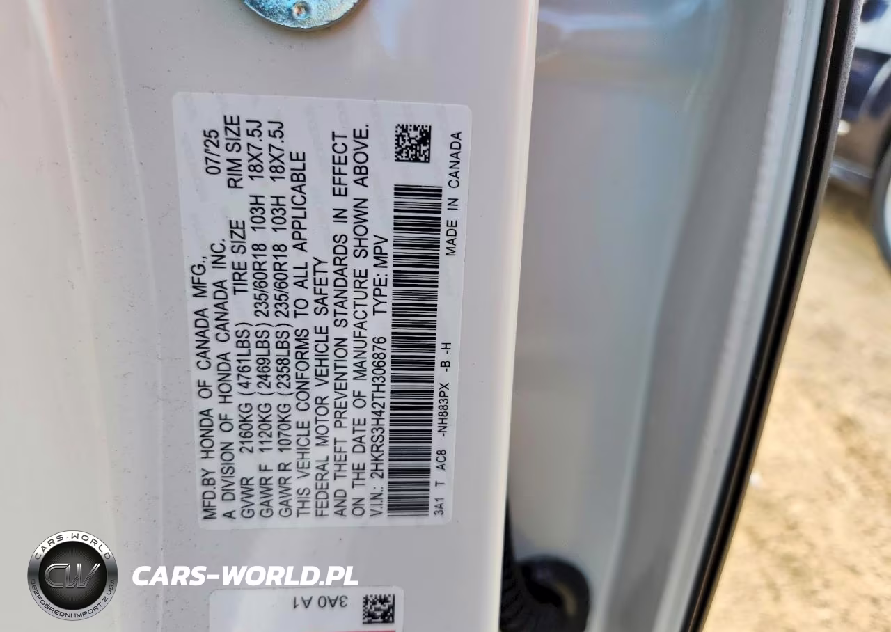 2026 Honda Cr-V Ex VIN:2HKRS3H42TH306876 - 12
