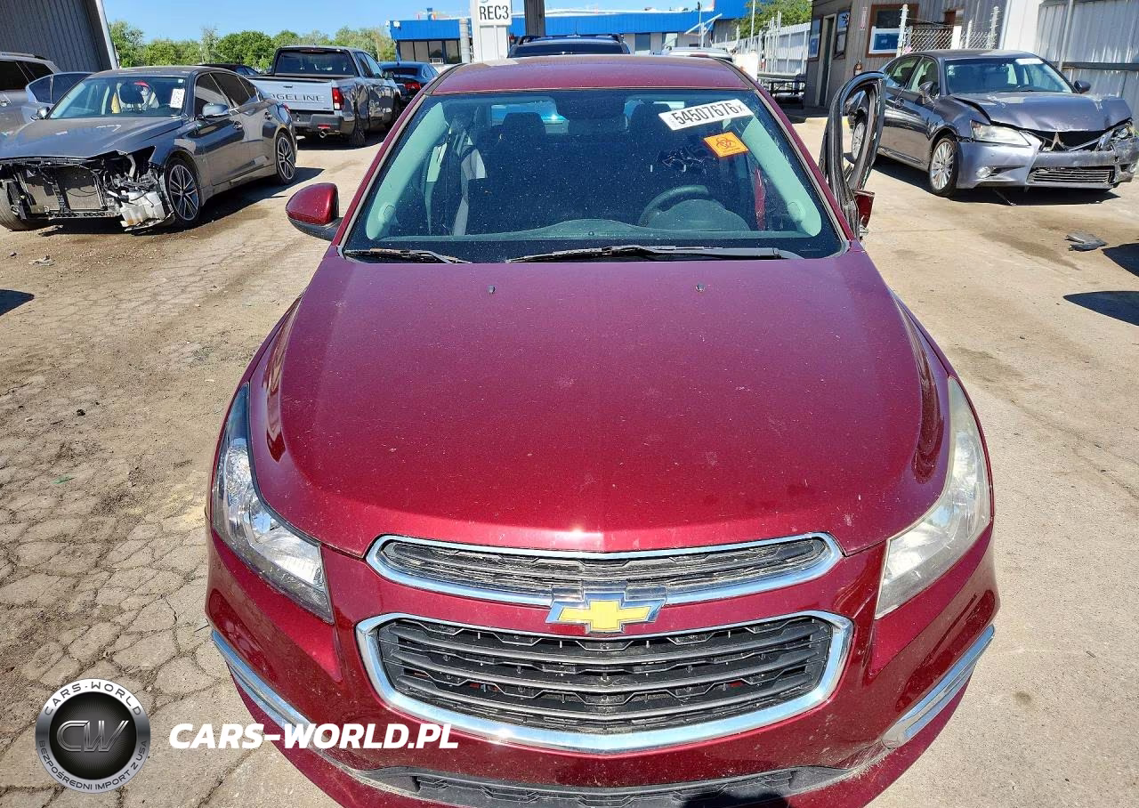 2015 Chevrolet Cruze Lt VIN:1G1PC5SB3F7225846 - 5