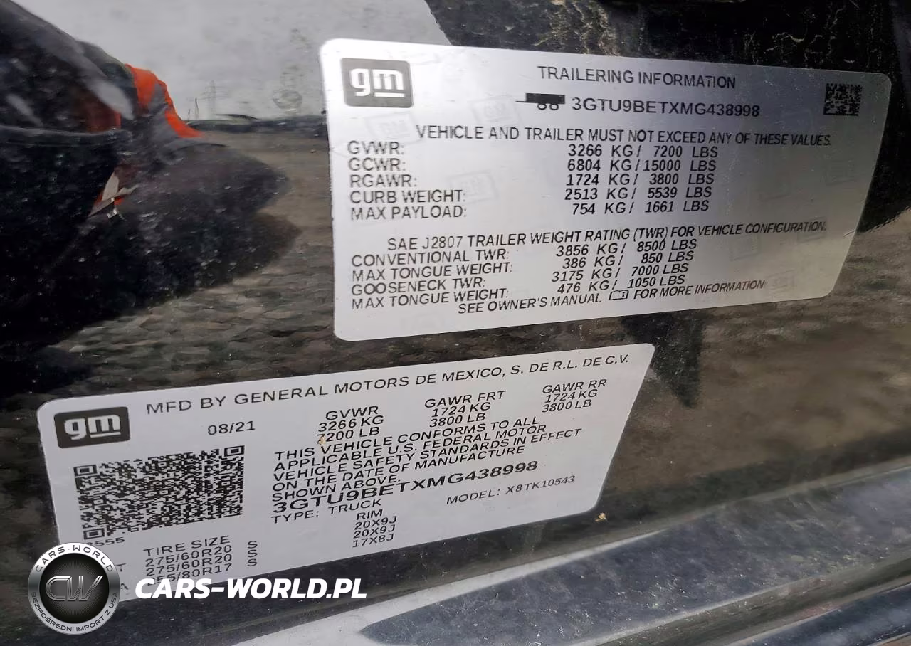 2021 GMC Sierra K1500 Sle VIN:3GTU9BETXMG438998 - 12