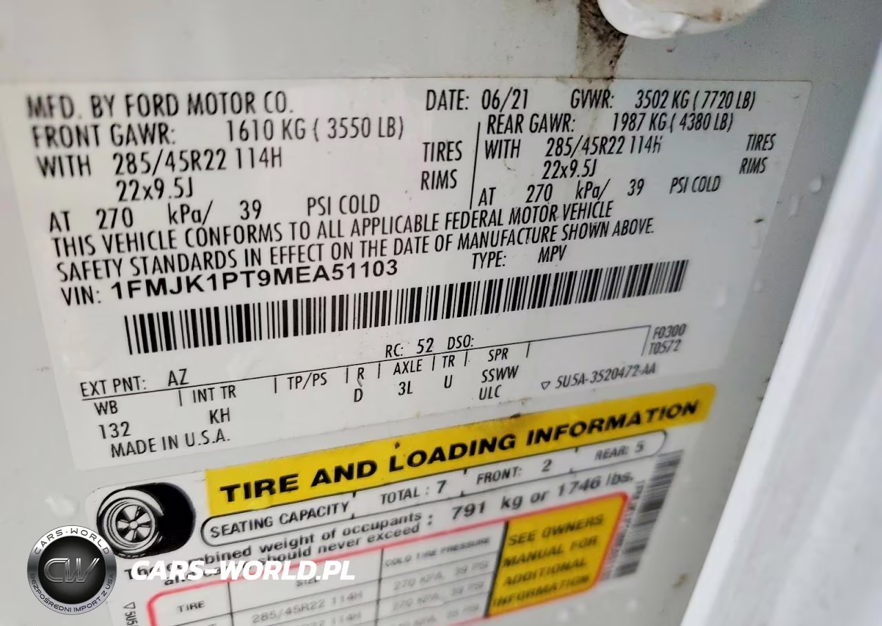 2021 Ford Expedition Max King Ranch VIN:1FMJK1PT9MEA51103 - 13