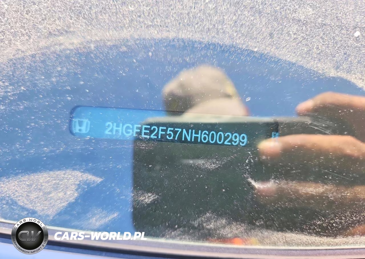 HONDA CIVIC VIN:2HGFE2F57NH600299 - 12