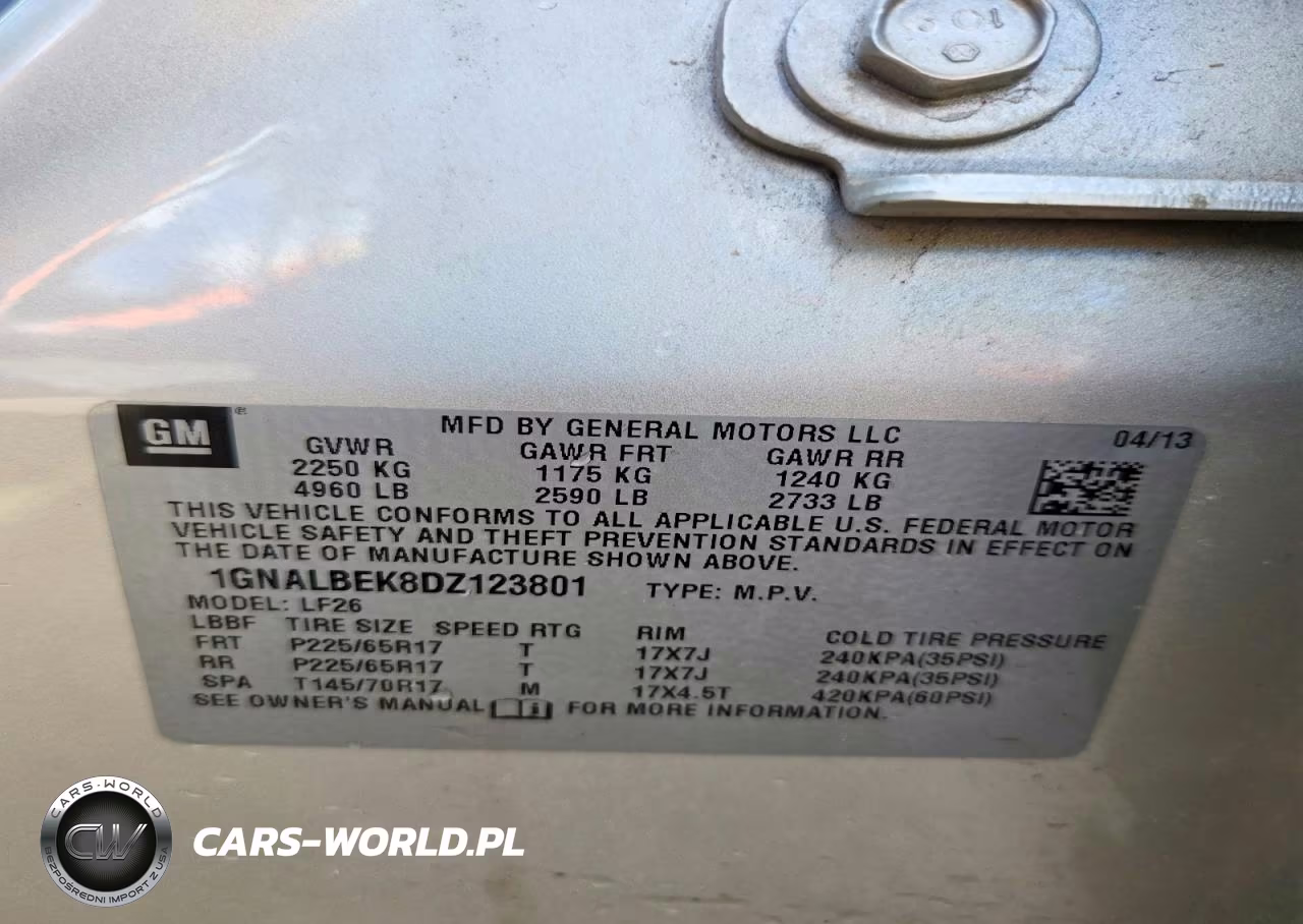 2013 Chevrolet Equinox Ls VIN:1GNALBEK8DZ123801 - 12