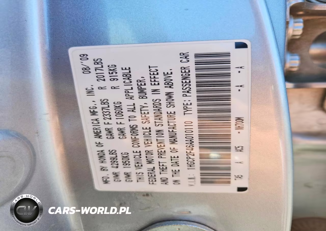 2010 Honda Accord Lxp VIN:1HGCP2F46AA010110 - 12