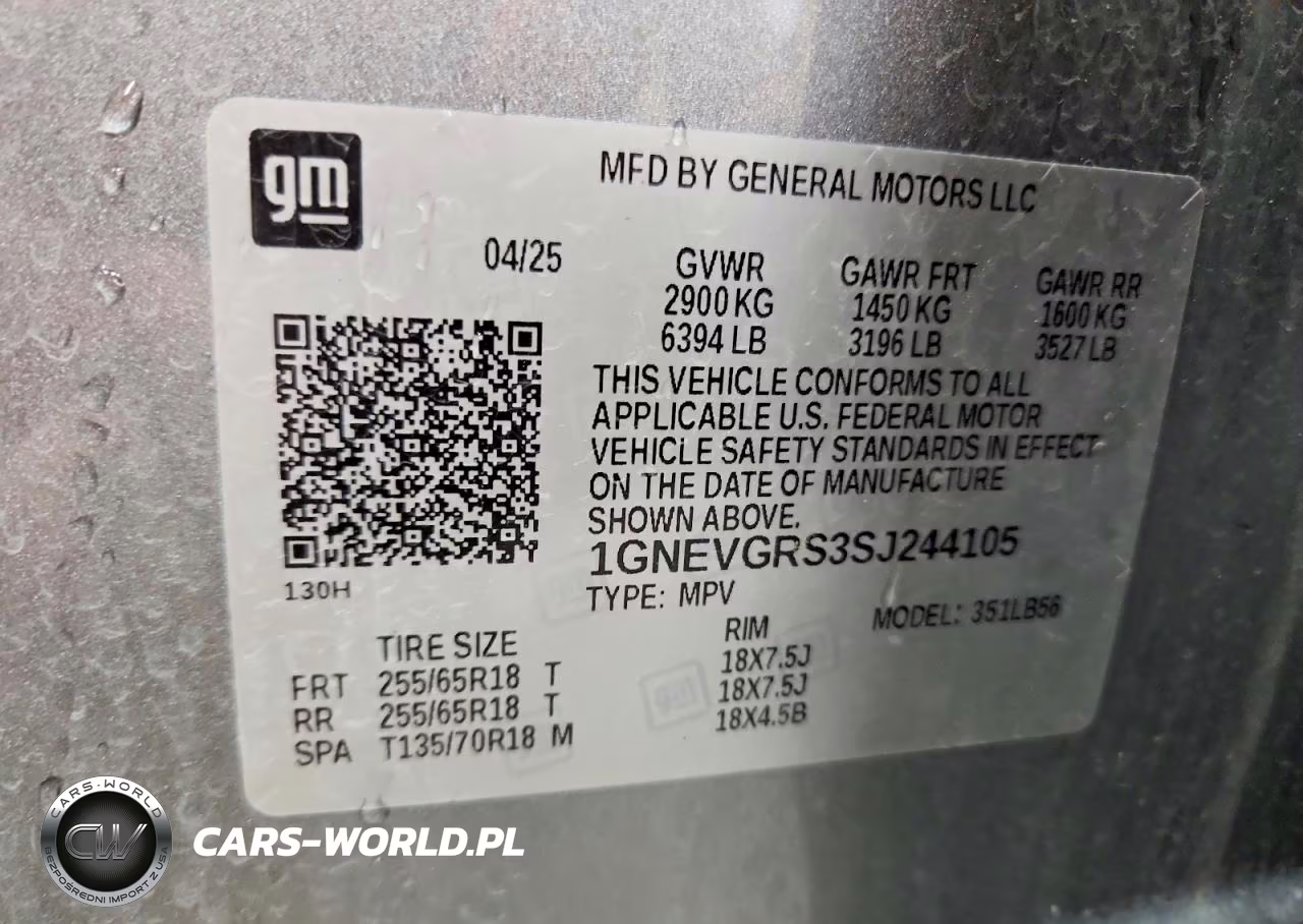 2025 Chevrolet Traverse Lt VIN:1GNEVGRS3SJ244105 - 14