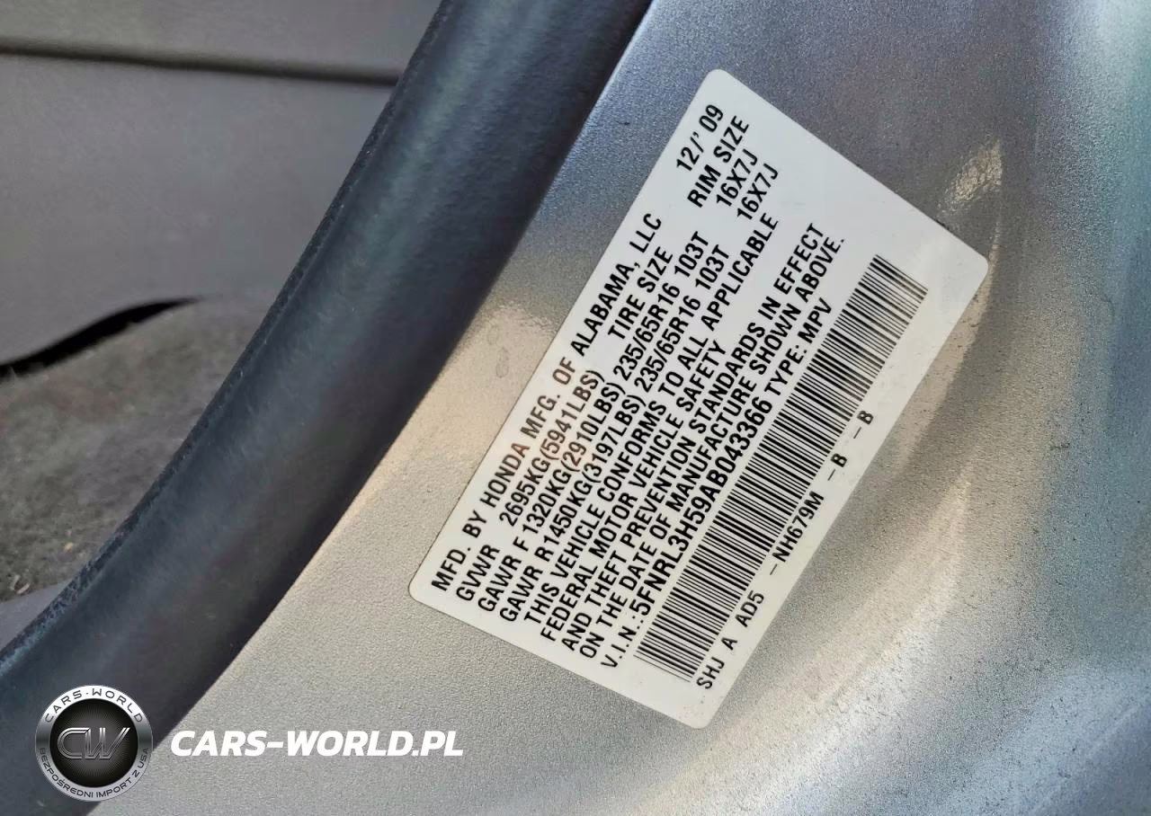 2010 Honda Odyssey Ex VIN:5FNRL3H59AB043366 - 14