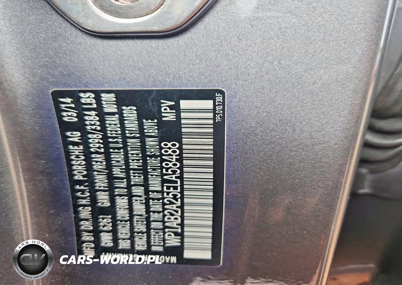 2014 Porsche Cayenne S VIN:WP1AB2A25ELA58488 - 14