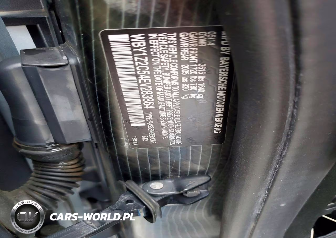 BMW I3 BEV VIN:WBY1Z2C54EV283864 - 12