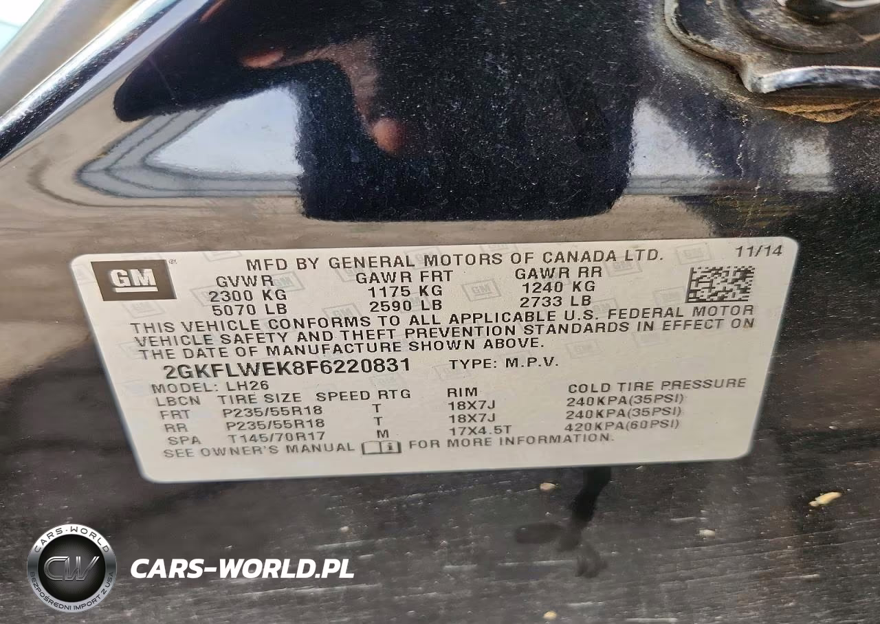 2015 GMC Terrain Sle VIN:2GKFLWEK8F6220831 - 13
