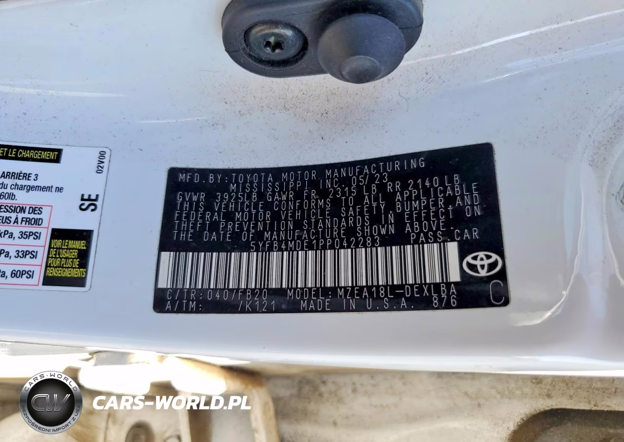 2023 Toyota Corolla Le VIN:5YFB4MDE1PP042283 - 13