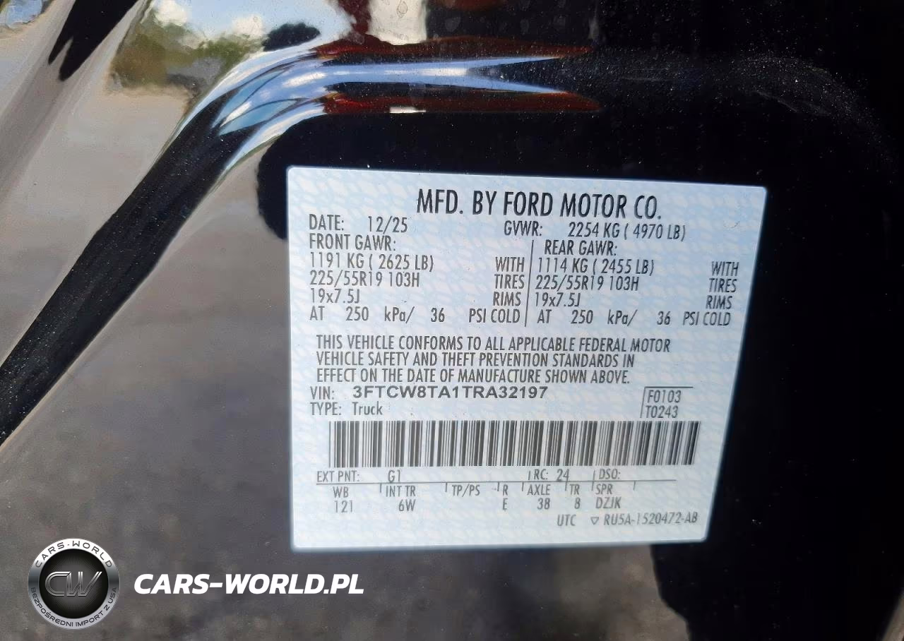 2026 Ford Maverick Lobo VIN:3FTCW8TA1TRA32197 - 13