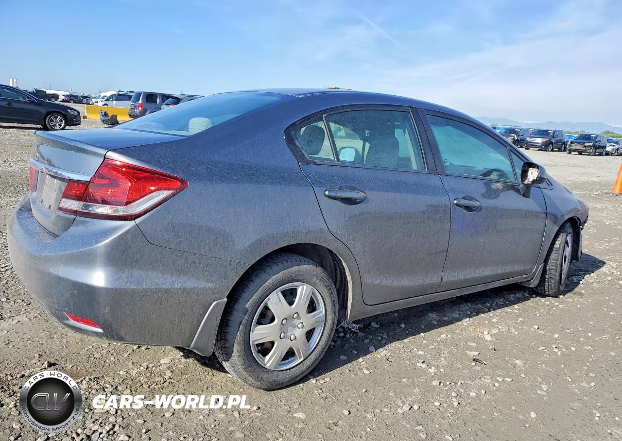 2013 Honda Civic Lx VIN:19XFB2F50DE078486 - 3