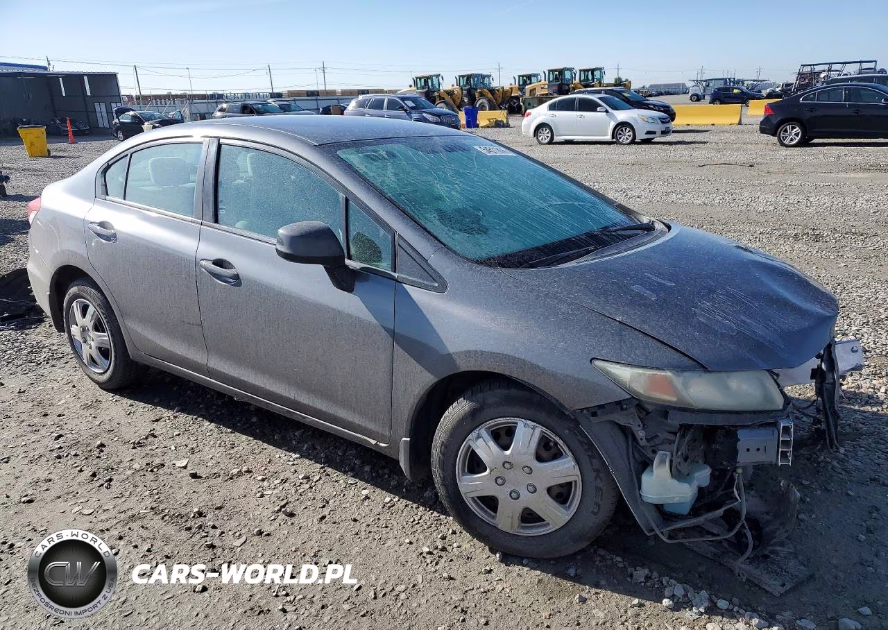 2013 Honda Civic Lx VIN:19XFB2F50DE078486 - 4
