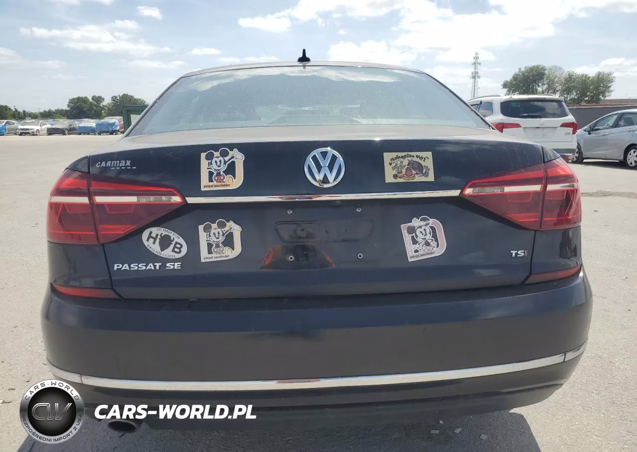 2017 Volkswagen Passat Se VIN:1VWBT7A37HC034137 - 6