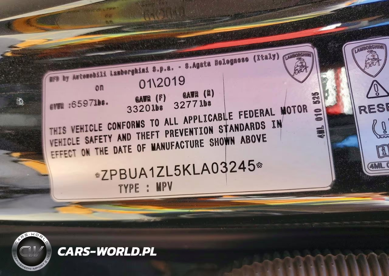 2019 Lamborghini Urus VIN:ZPBUA1ZL5KLA03245 - 13