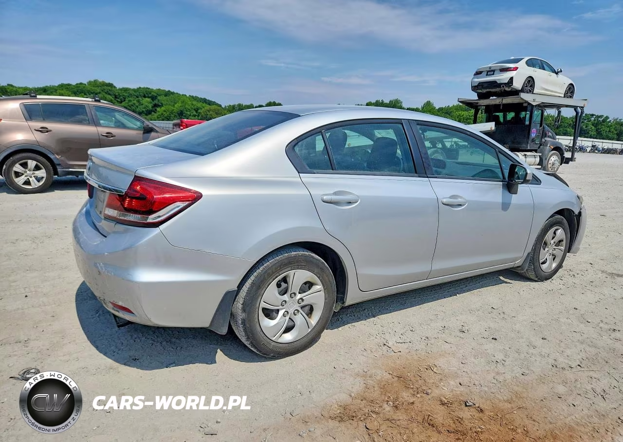 2014 Honda Civic Lx VIN:2HGFB2F55EH547028 - 3