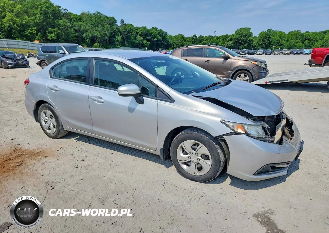 2014 Honda Civic Lx VIN:2HGFB2F55EH547028 - 4