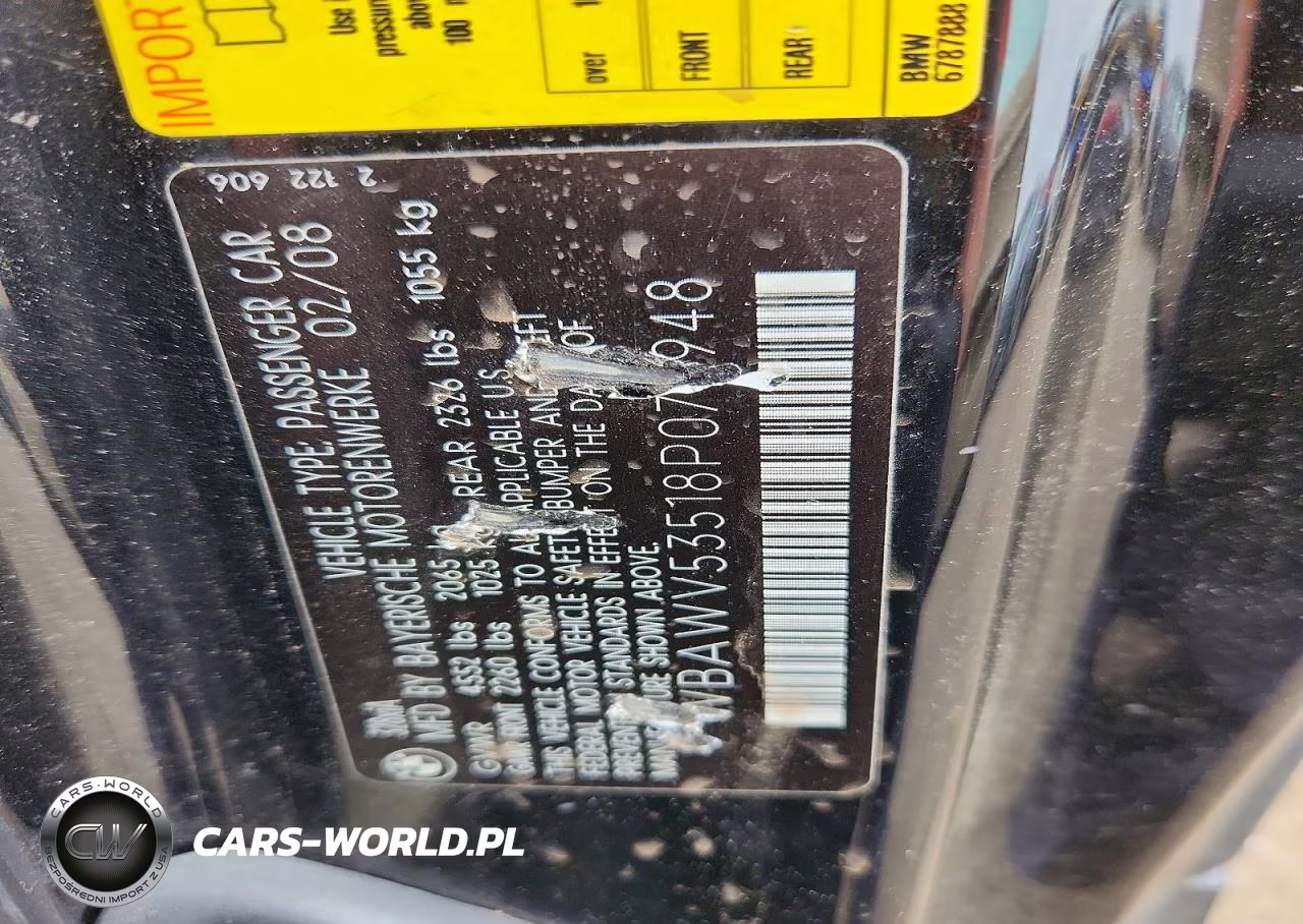 2008 BMW 328 Xi Sulev VIN:WBAWV53518P078948 - 12