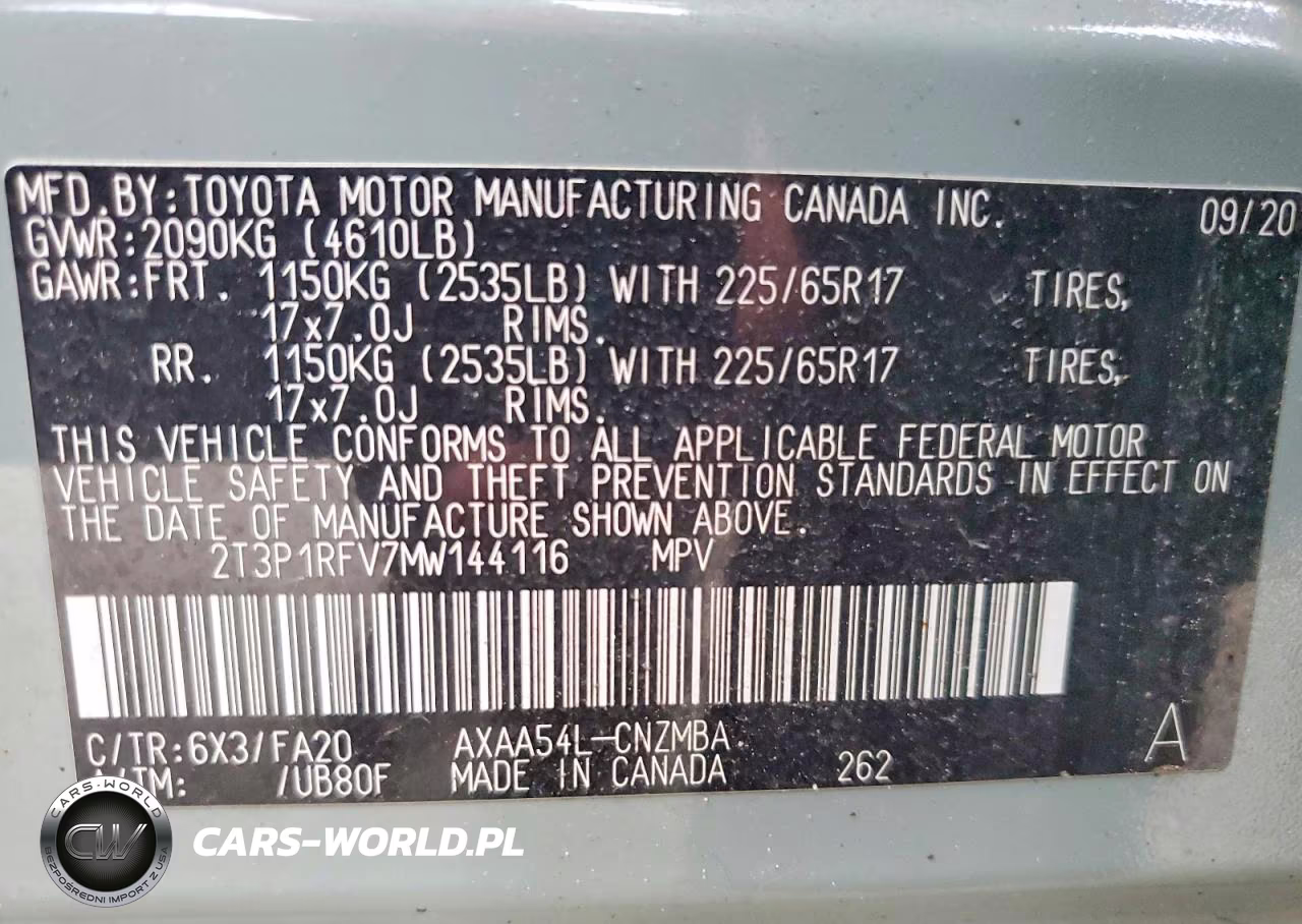 2021 Toyota Rav4 Xle VIN:2T3P1RFV7MW144116 - 13