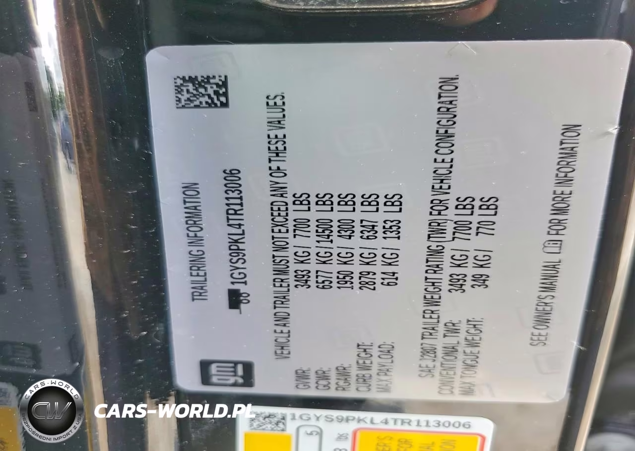 2026 Cadillac Escalade Esv Sport VIN:1GYS9PKL4TR113006 - 13