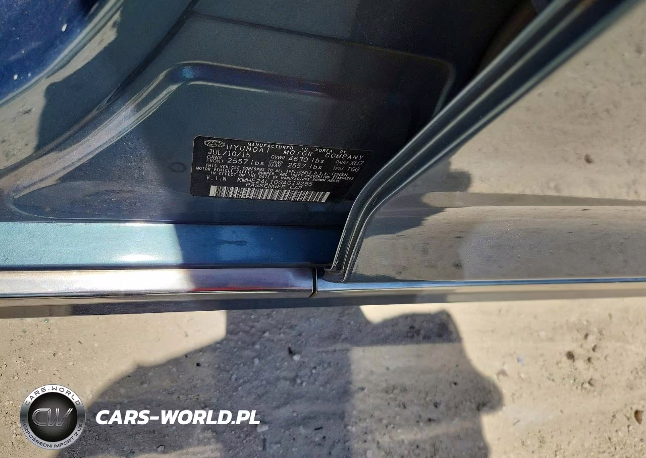 2016 Hyundai Sonata Hybrid Se VIN:KMHE24L10GA019255 - 12