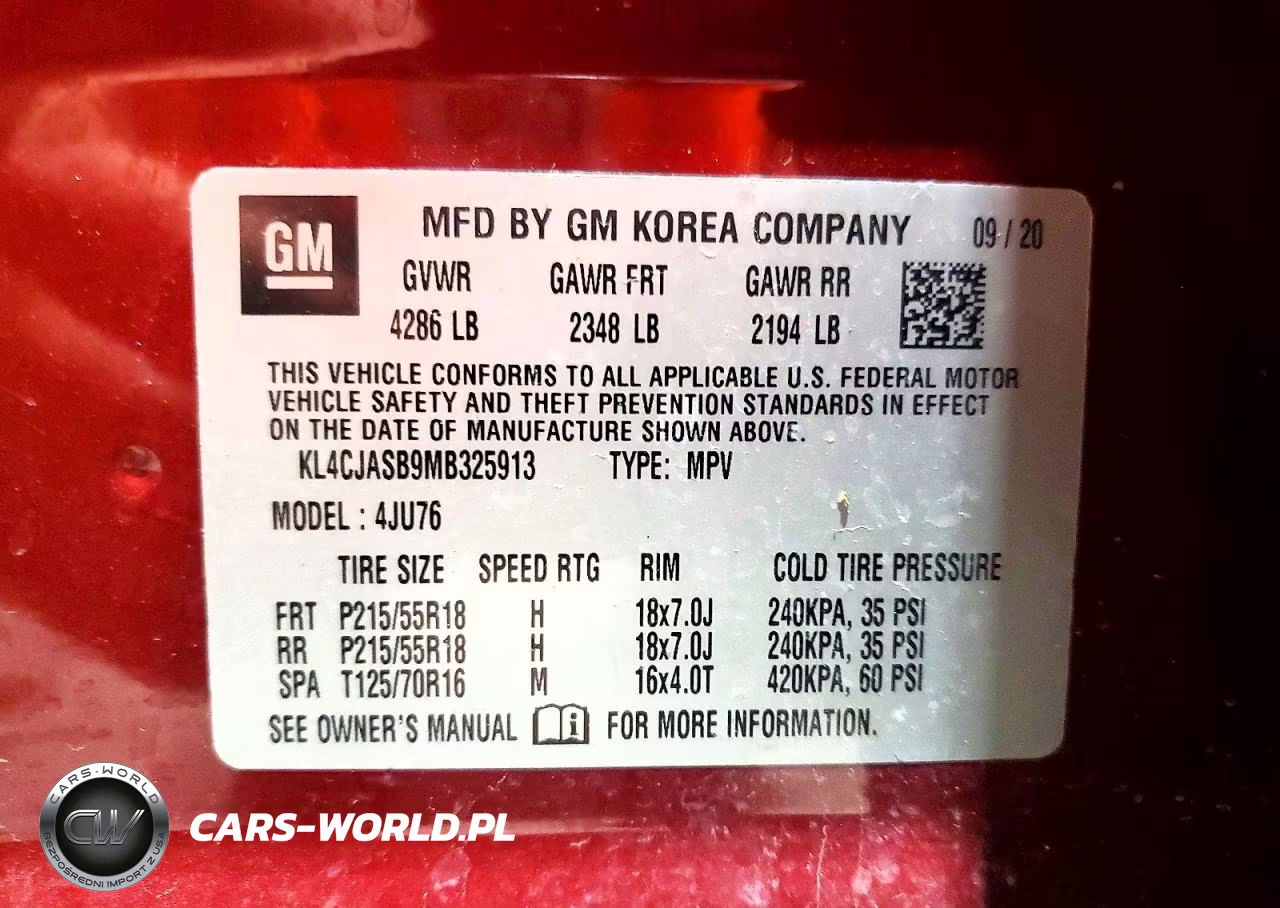 2021 Buick Encore Preferred VIN:KL4CJASB9MB325913 - 13