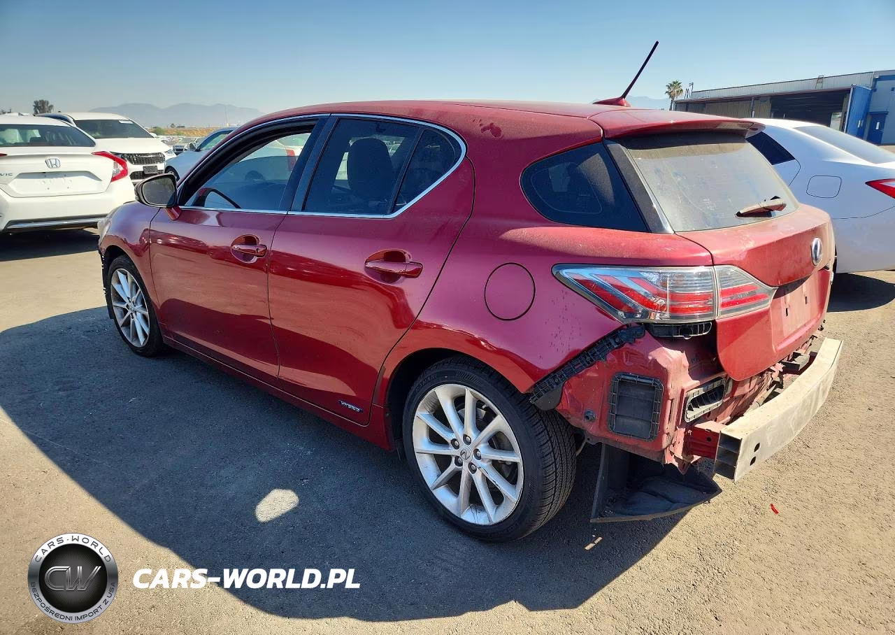 2011 Lexus Ct 200 VIN:JTHKD5BH2B2015425 - 2