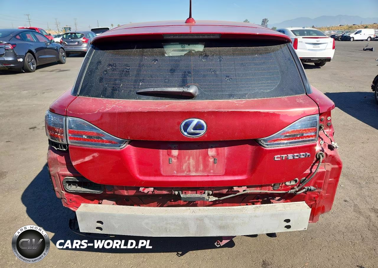 2011 Lexus Ct 200 VIN:JTHKD5BH2B2015425 - 6