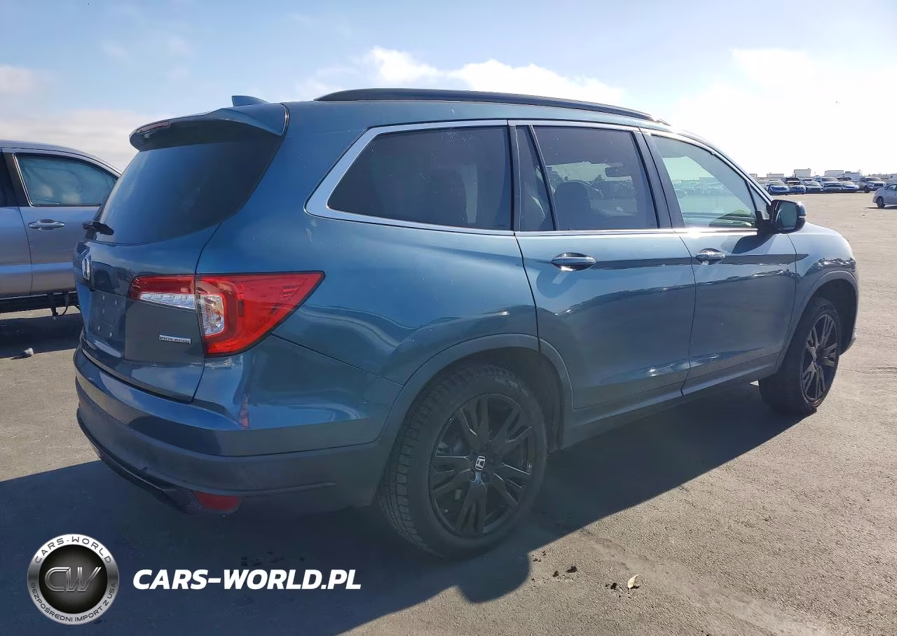 2022 Honda Pilot Se VIN:5FNYF5H21NB001543 - 3