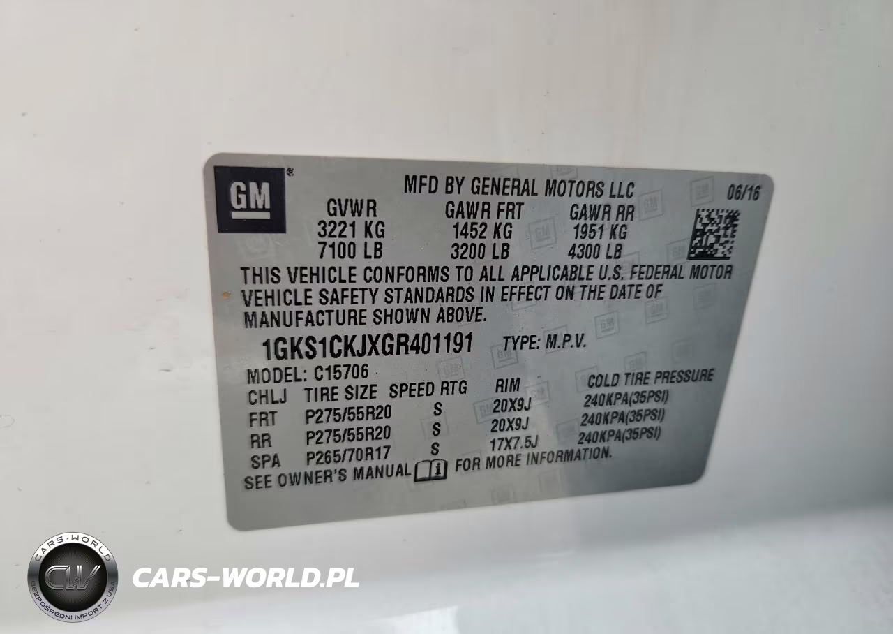 2016 GMC Yukon Denali VIN:1GKS1CKJXGR401191 - 14