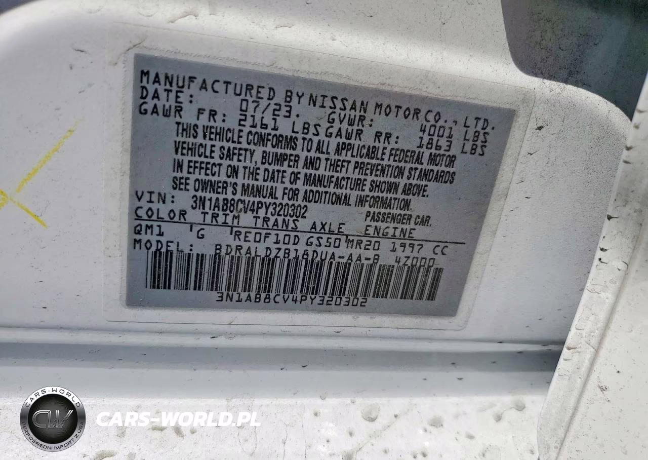 2023 Nissan Sentra Sv VIN:3N1AB8CV4PY320302 - 12