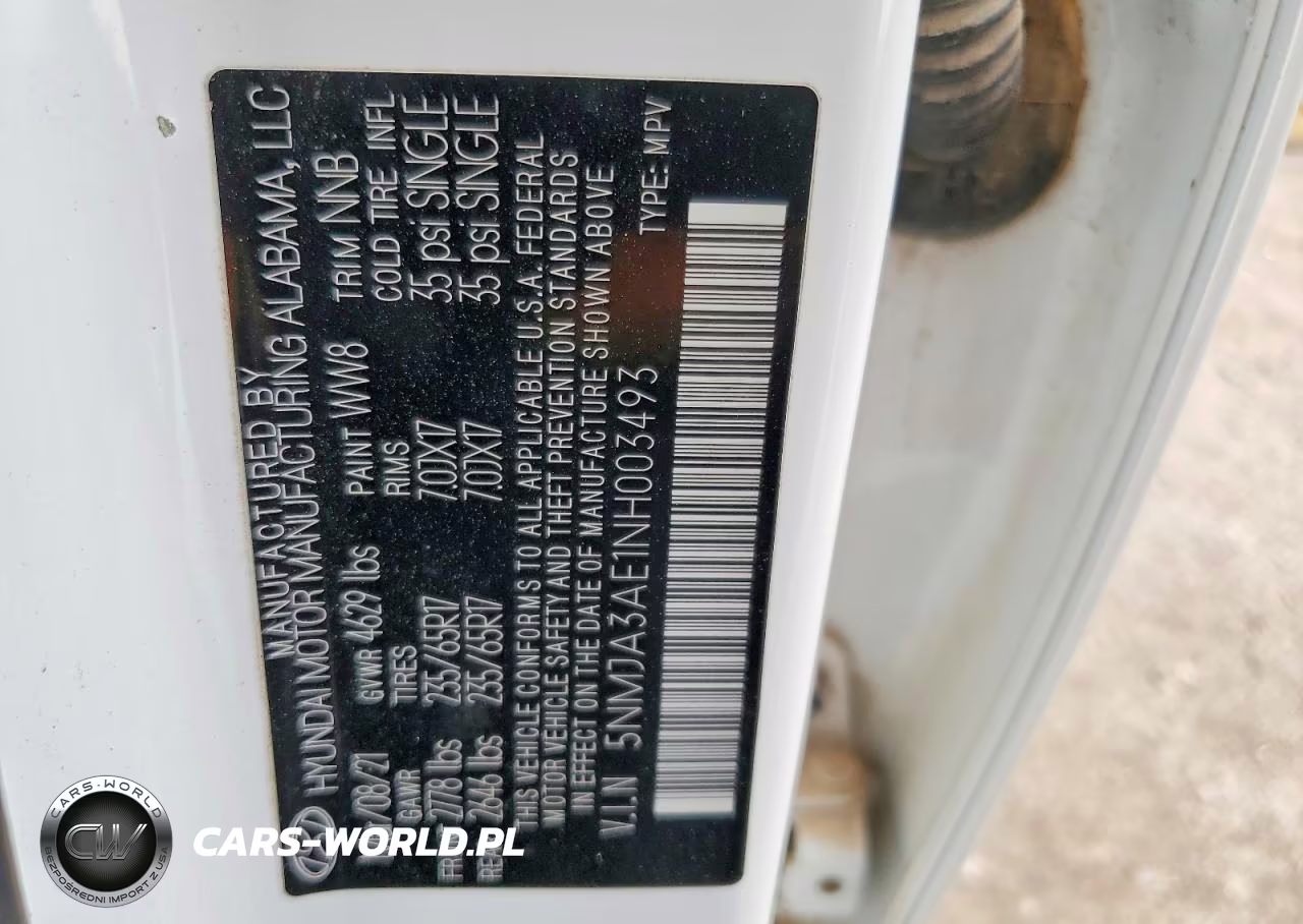 2022 Hyundai Tucson Se VIN:5NMJA3AE1NH003493 - 12