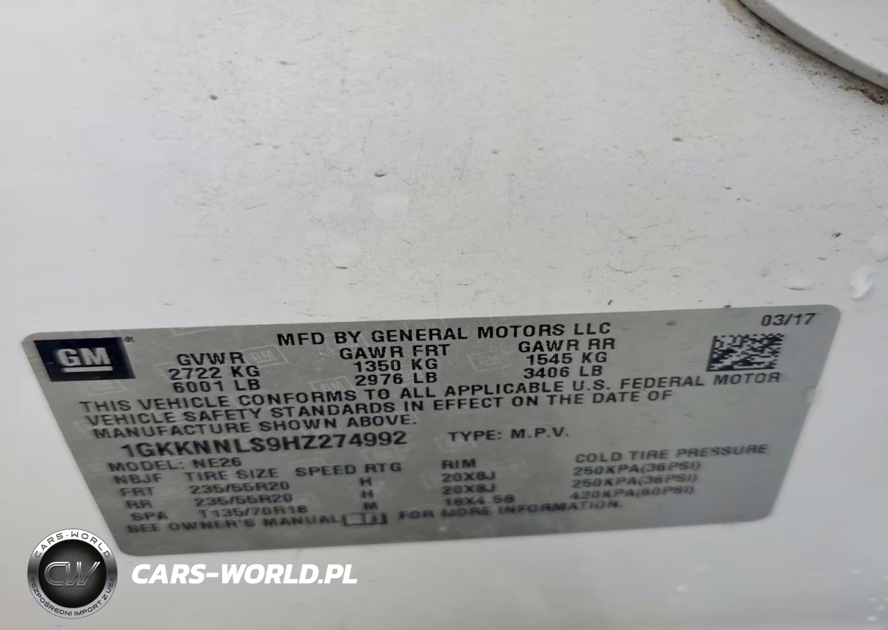 2017 GMC Acadia Slt-2 VIN:1GKKNNLS9HZ274992 - 13