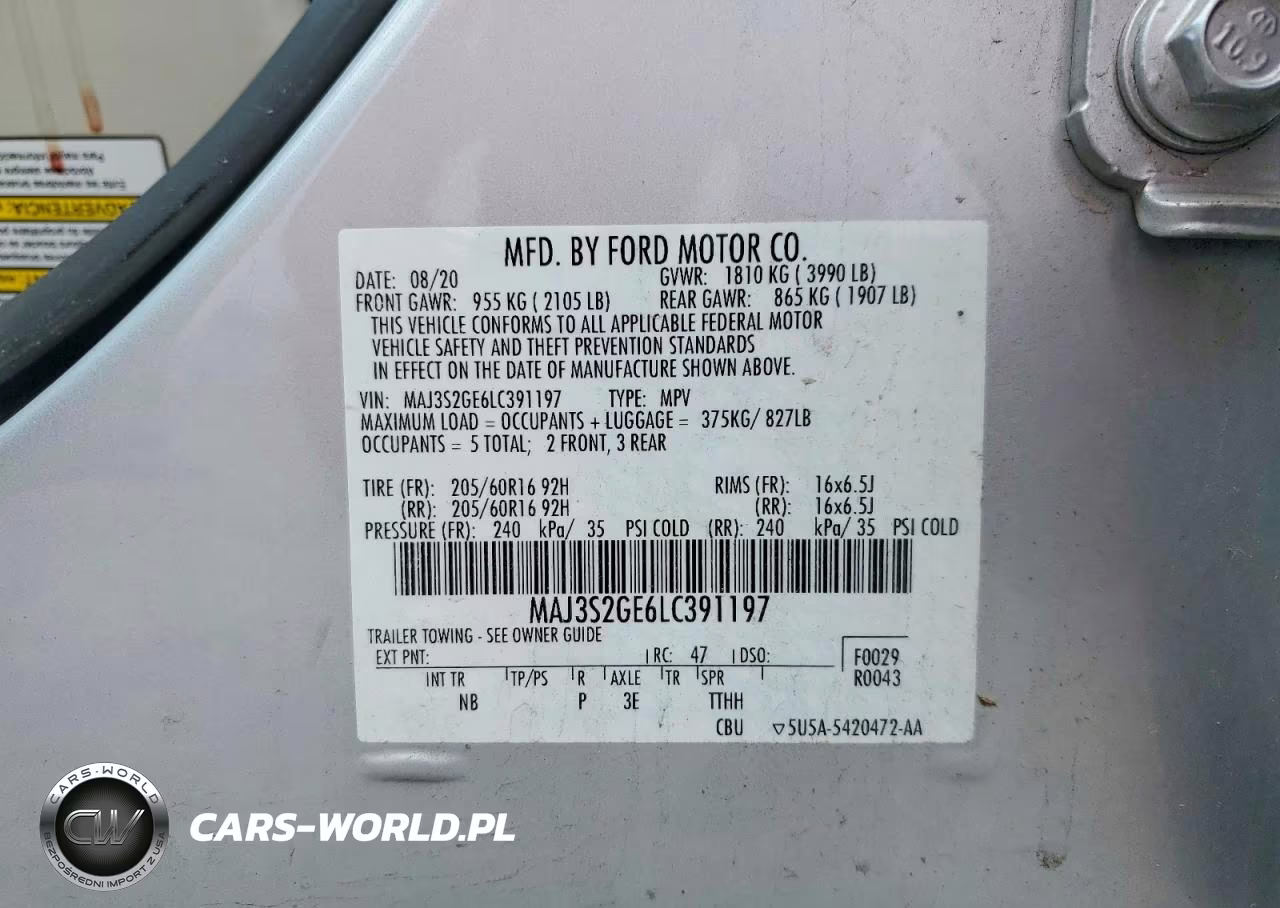 2020 Ford Ecosport Se VIN:MAJ3S2GE6LC391197 - 13