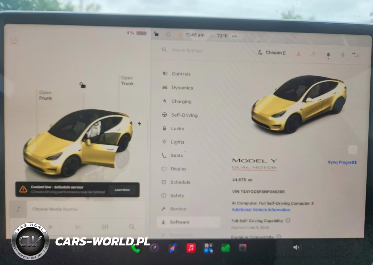 2022 Tesla Model Y VIN:7SAYGDEF8NF546365 - 9