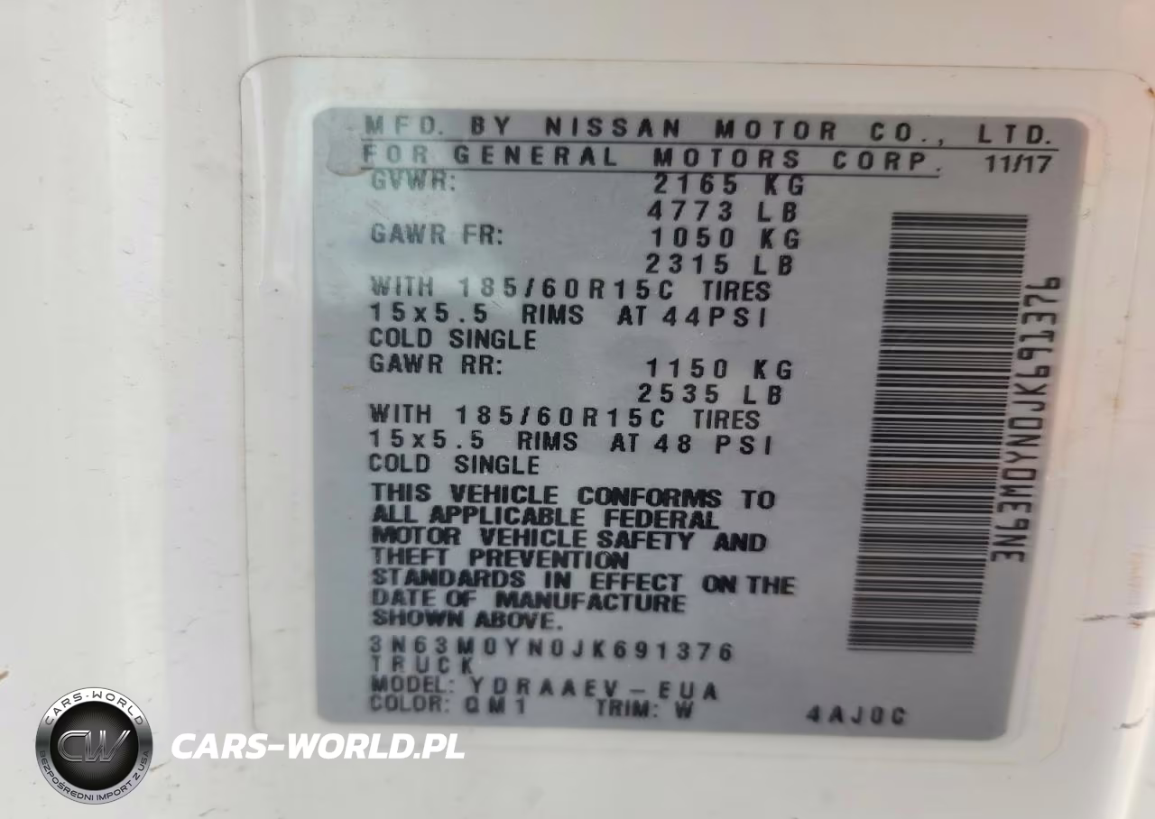 2018 Chevrolet City Express Ls Delivery Van VIN:3N63M0YN0JK691376 - 13