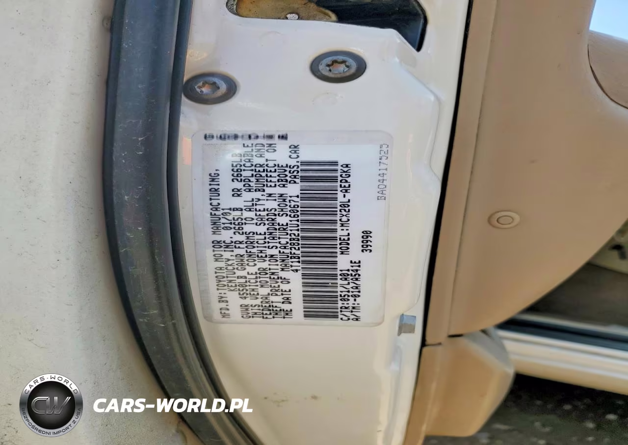 2001 Toyota Avalon Xls VIN:4T1BF28B21U160671 - 12