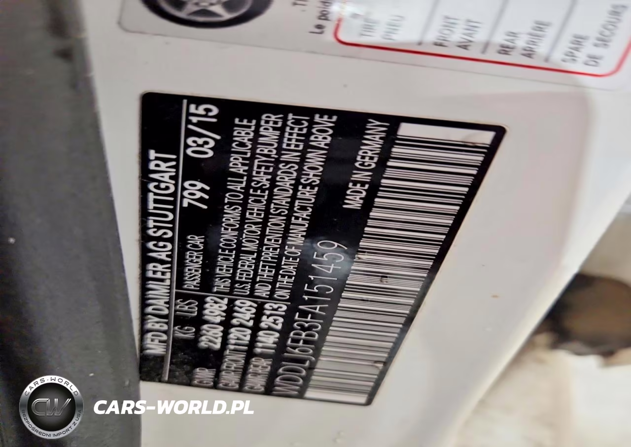 2015 Mercedes-Benz Cls 400 VIN:WDDLJ6FB3FA151459 - 12